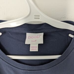 Boob Design Deep Blue Short Sleeve Top